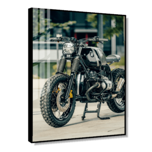 Motorcycle bike photographic Print wall frame