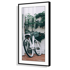 bicycle print wall frame