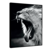 Lion Head HD Print Framed