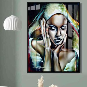 African Woman Painting